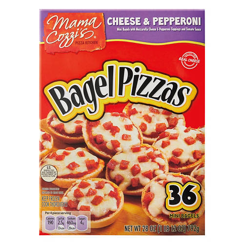 Mama Cozzi's Pizza Kitchen Pepperoni Pizza Bagels, 28 oz